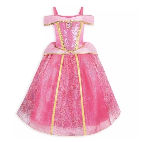 Disney Store Girl Sleeping Beauty Princess Aurora Halloween Costume Size 140 - Picture 1 of 13